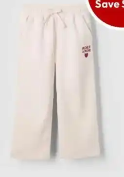 Target Australian Cotton Blend Fashion Cord Wide Leg Trackpants Cream offer