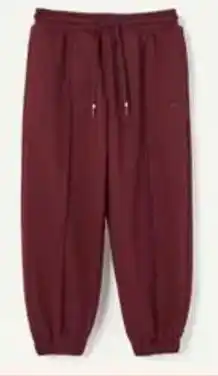 Target Australian Cotton Blend Pin Tuck Trackpants Burgundy offer