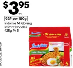Woolworths Indomie Mi Goreng Instant Noodles offer
