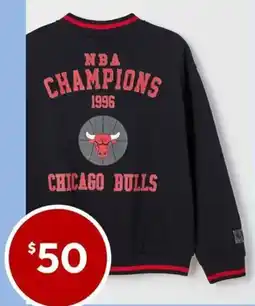 Target Nba australian cotton blend varsity jacket black offer