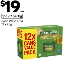 Woolworths John West Tuna offer