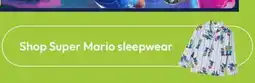 Target Shop Super Mario sleepwear offer