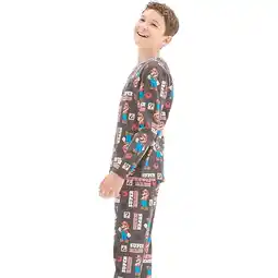 Target Super Mario Australian Cotton Older Boys Waffle Knit Pyjama Set offer