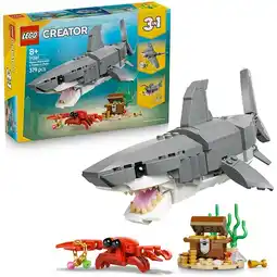 Target LEGO Creator 3 in 1 Fierce Shark with a Treasure Chest 31381 offer