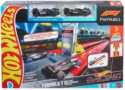 Kmart Hot Wheels Racing Formula 1 Grid Start Track Set & 2 Die-Cast F1 Cars in 1:64 Scale offer