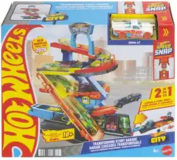 Kmart Hot Wheels City Transforming Stunt Garage Playset offer