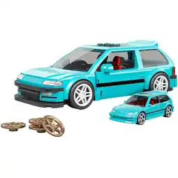 Target Mattel Brick Shop Hot Wheels Custom ’90 Honda Civic EF Building Toy Kit offer