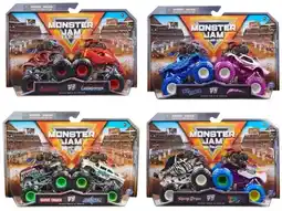 Kmart 2 Pack Monster Jam 1:64 Die Cast Trucks - Assorted offer