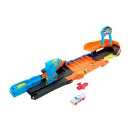 Target Mattel Hot Wheels City Transforming Stunt Garage Playset offer