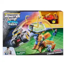 Target Monster Jam Smash & Bash Crash Course Playset offer