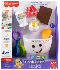 Kmart Fisher-Price Laugh and Learn Magic Color Mixing Bowl offer