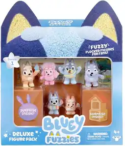 Kmart Bluey Fuzzies Deluxe Figure Pack offer