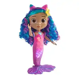 Target Gabby's Dollhouse: The Movie, Sing & Shine Mermaid Gabby, Waterproof Mermaid Doll offer