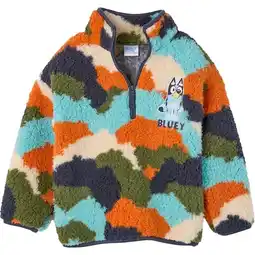 Target Bluey 1/4 Zip Teddy Fleece Jumper offer