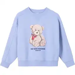 Target Australian Cotton Blend Long Sleeve Fleece Sweat Top - Brunnera Blue offer