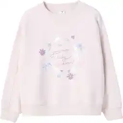 Target Australian Cotton Blend Long Sleeve Fleece Sweat Top - Pastel Parchment offer