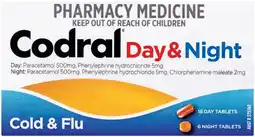 Pharmacist Advice Codral Day & Night Cold & Flu 24 Tablets offer