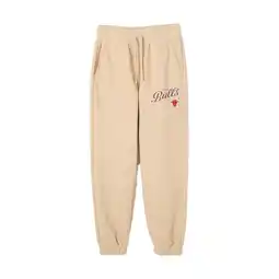 Target NBA Australian Cotton Blend Oversized Trackpants - Neutral offer