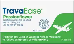 Pharmacist Advice TravaEase Passionflower 14 Tablets offer