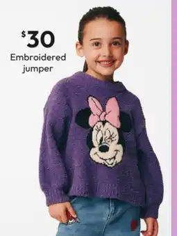 Target Embroidered jumper offer