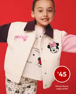 Target Minnie Mouse rugby jacket offer