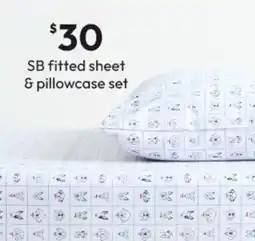 Target SB fitted sheet & pillowcase set offer