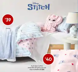 Target Australian Cotton reversible SB quilt cover set offer