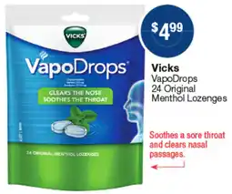 Pharmacist Advice Vicks offer