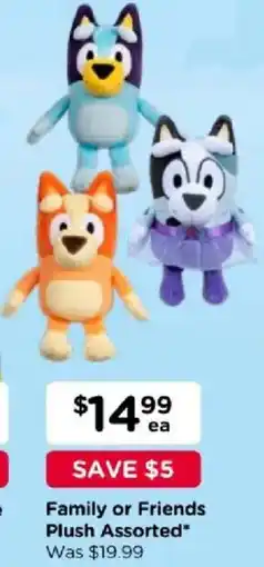 Toyworld Family or Friends Plush offer