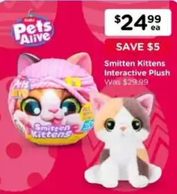 Toyworld Smitten Kittens Interactive Plush offer