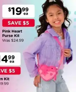 Toyworld Pink Heart Purse Kit offer