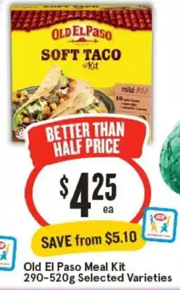 IGA Old el paso meal kit offer
