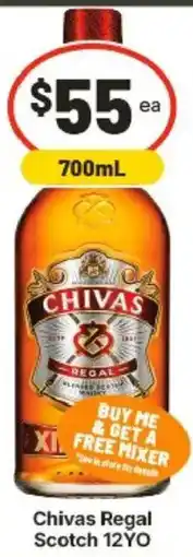 IGA Chivas regal scotch 12yo offer