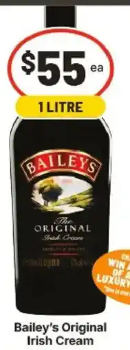 IGA Baileys original irish cream offer