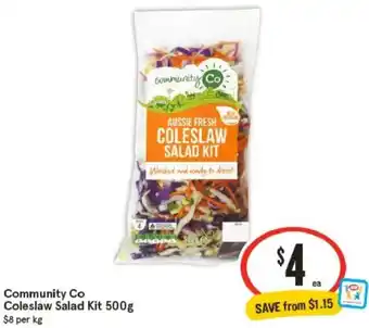 IGA Community Co Coleslaw Salad Kit offer