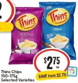 IGA Thins Chips offer