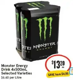 IGA Monster Energy Drink offer