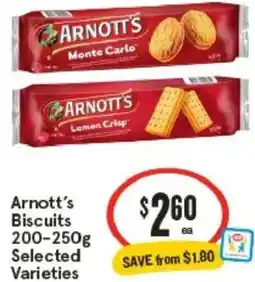 IGA Arnotts Biscuits offer