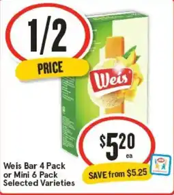 IGA Weis Bar Selected Varieties offer