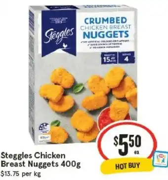 IGA Steggles Chicken Breast Nuggets offer