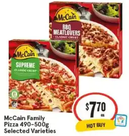 IGA McCain Family Pizza offer