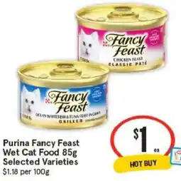 IGA Purina Fancy Feast Wet Cat Food offer