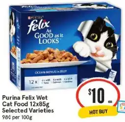 IGA Purina Felix Wet Cat Food offer