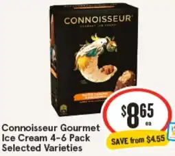 IGA Connoisseur Gourmet Ice Cream offer