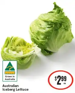 IGA Australian Iceberg Lettuce offer