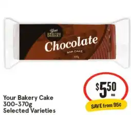 IGA Your Bakery Cake offer