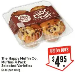 IGA The Happy Muffin Co Muffins offer