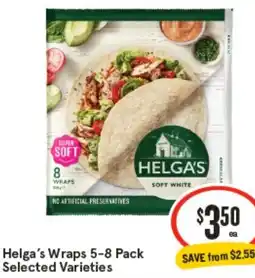 IGA Helgas Wraps offer