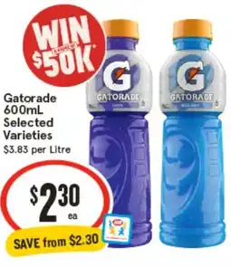 IGA Gatorade offer