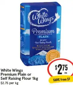 IGA White Wings Premium Plain or Self Raising Flour offer